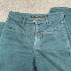 Vintage Green Marithe Girbaud Francois High Waist Jeans 11/12 stone wash